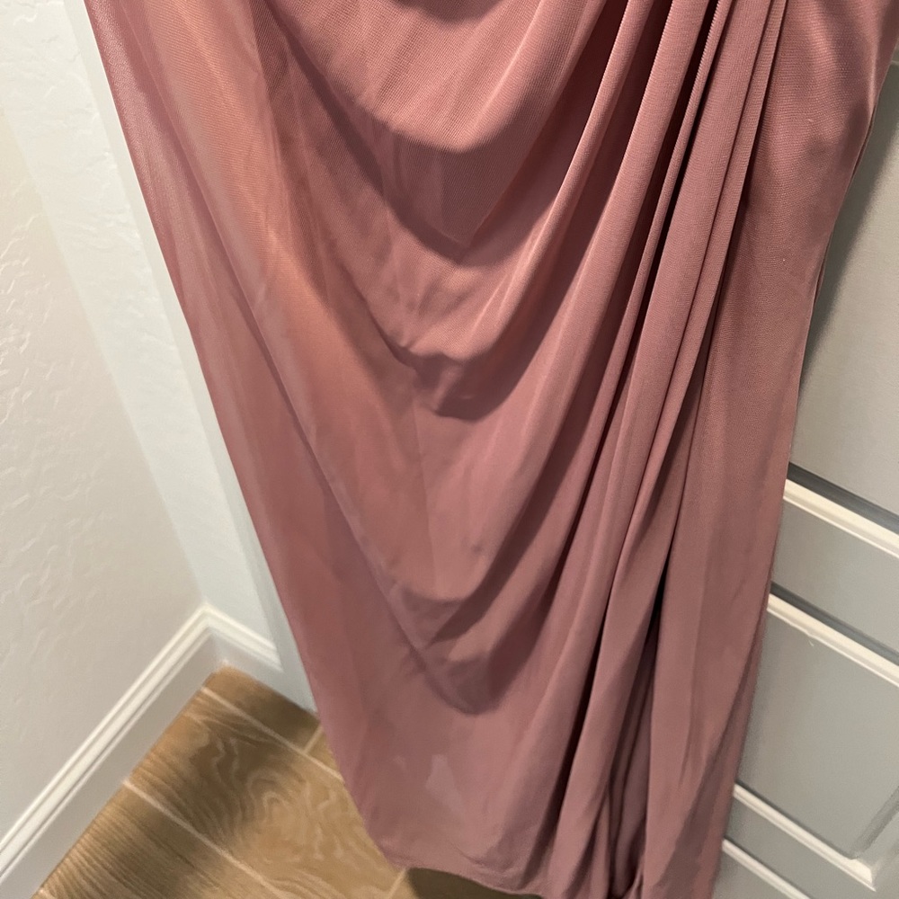 Azazie bridesmaid dress in dusty rose size A8 - Picture 4 of 11
